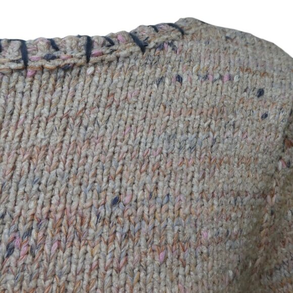 Purejill Pink Crewneck Pullover Knit Sweater Womens Medium - Picture 6 of 7